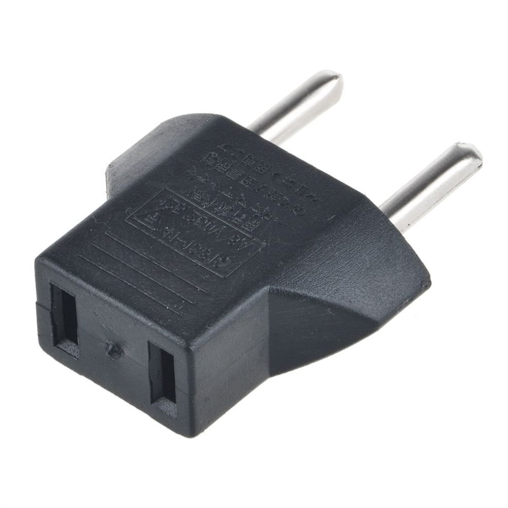 Gemiddeld Misbruik geestelijke Stekker US-EU Adapter -