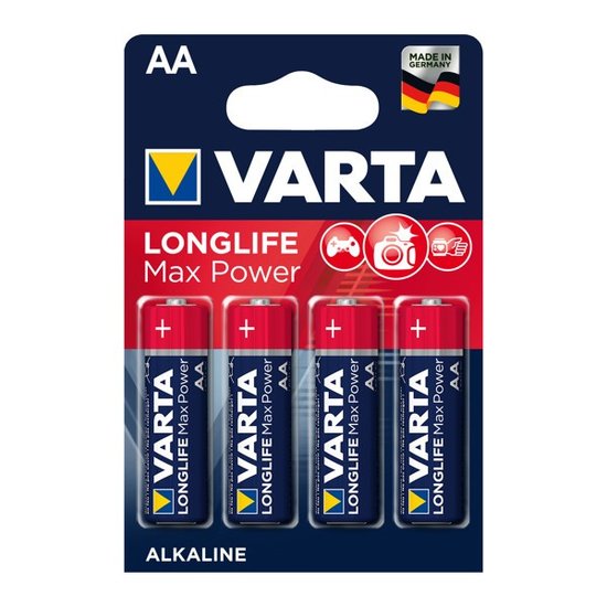Longlife Max Power AA Batterijen (Varta)