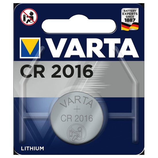 CR2016 Knoopcel Batterij (Varta)