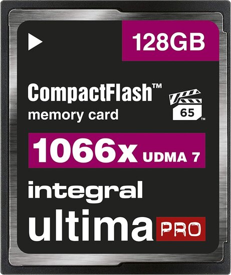 Integral Compact Flash UltimaPro 128GB 160 MB/sec