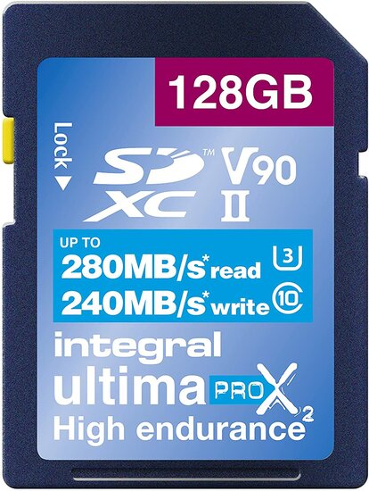 SDXC UltimaPro X2 128GB 280 MB/sec