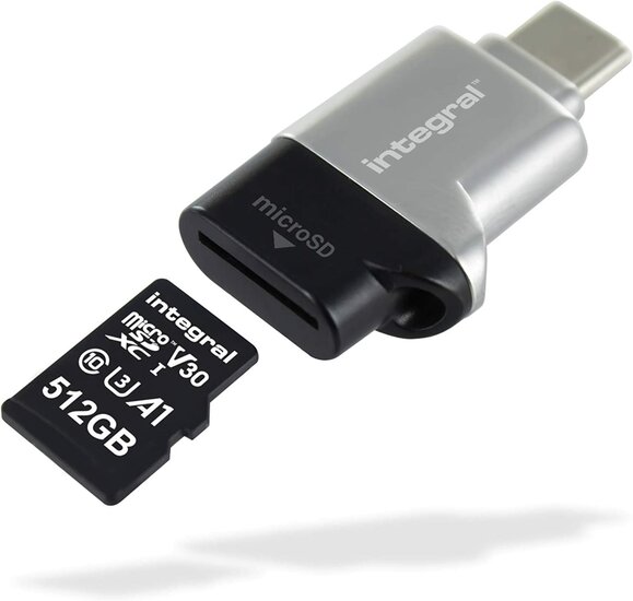 Integral MicroSD USB-C Kaartlezer