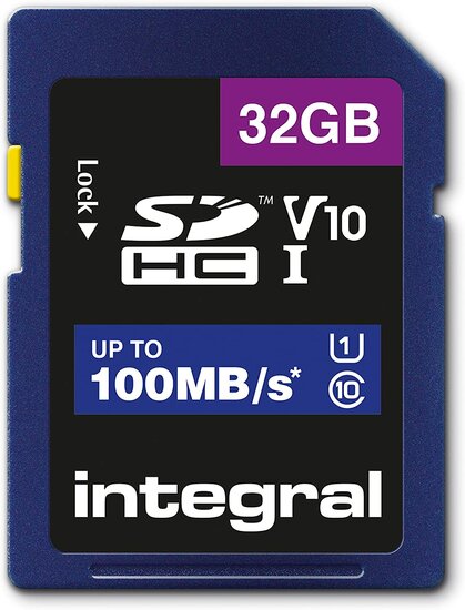Integral SDHC 32GB 100 MB/sec