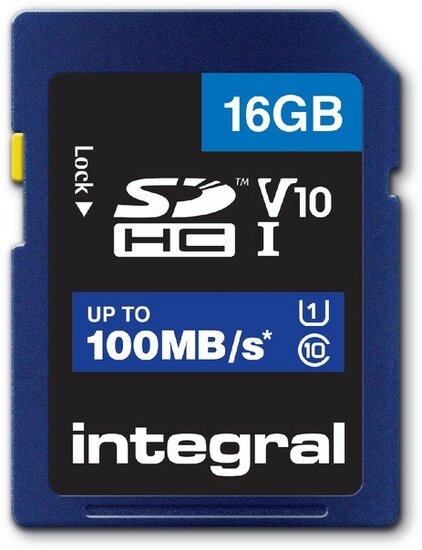 SDHC 16GB 100 MB/sec