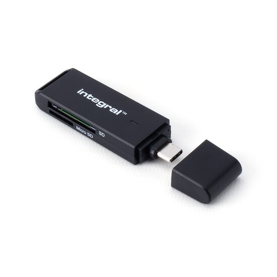 Integral Dual-Slot USB-C Kaartlezer