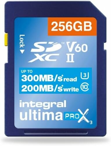 SDXC UltimaPro X2 256GB 300 MB/sec