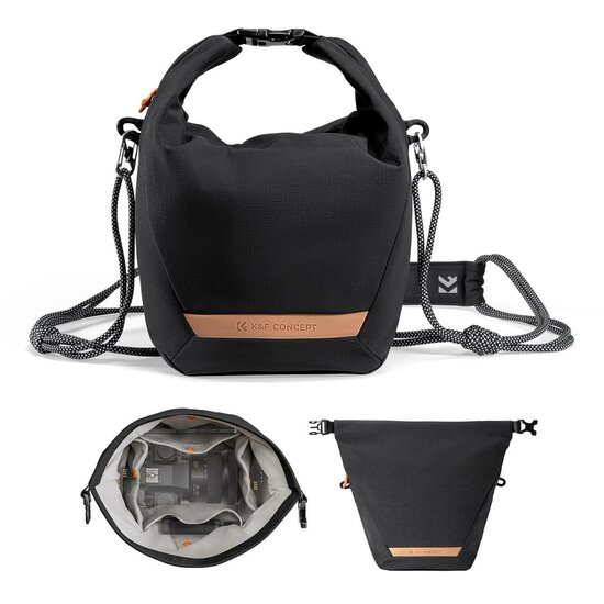 K&F Camera Sling Bag 6L zwart