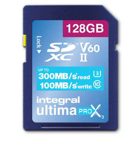 SDXC UltimaPro X2 128GB 300 MB/sec