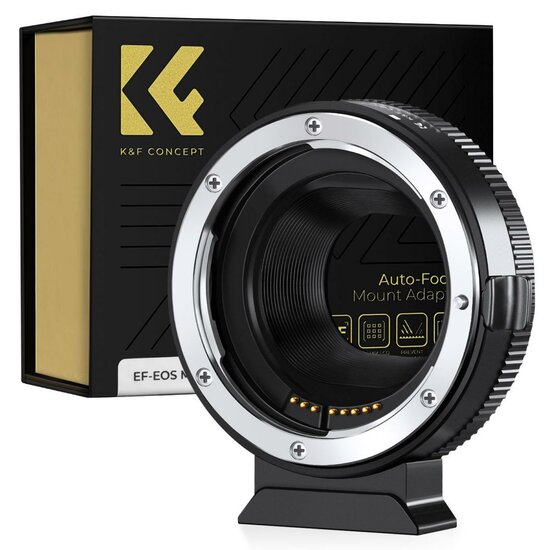 K&F Adapter EOS M Camera naar Canon EF Lens
