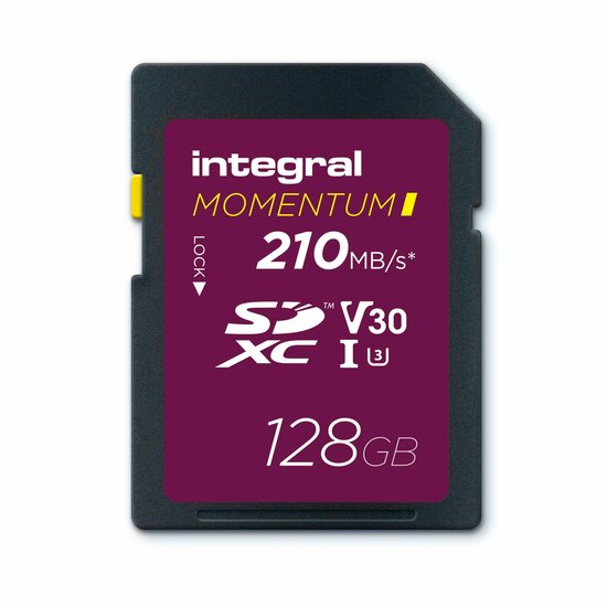 SDXC MOMENTUM I 128GB 210 MB/sec
