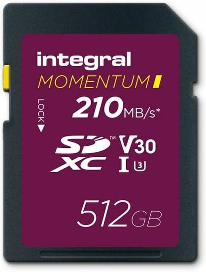 SDXC MOMENTUM I 512GB 210 MB/sec UHS-I